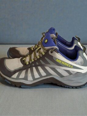 Merrell Siren Edge Q2 Women's Hiking Shoes Size 9.5 Grey Purple J41324